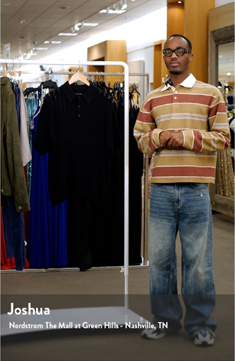 Miller Rib Polo Sweater, sales video thumbnail