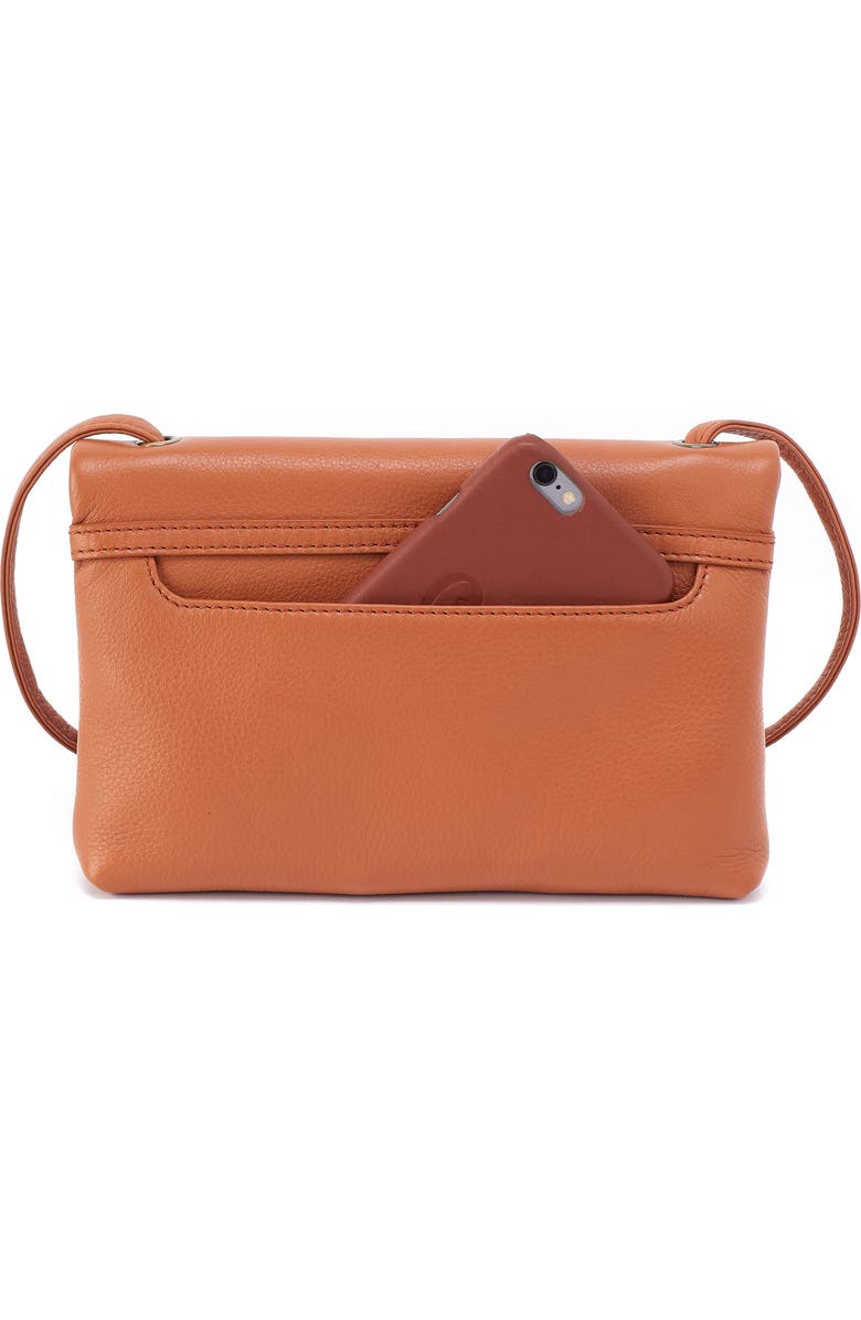 HOBO Small Grant Leather Crossbody Bag, Alternate, color, Butterscotch