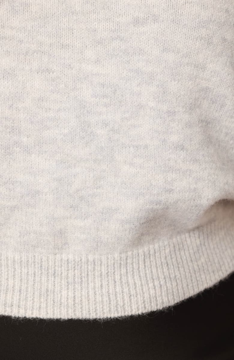 Petal & Pup Noah Puff Sleeve Sweater, Alternate, color, Light Heather Grey