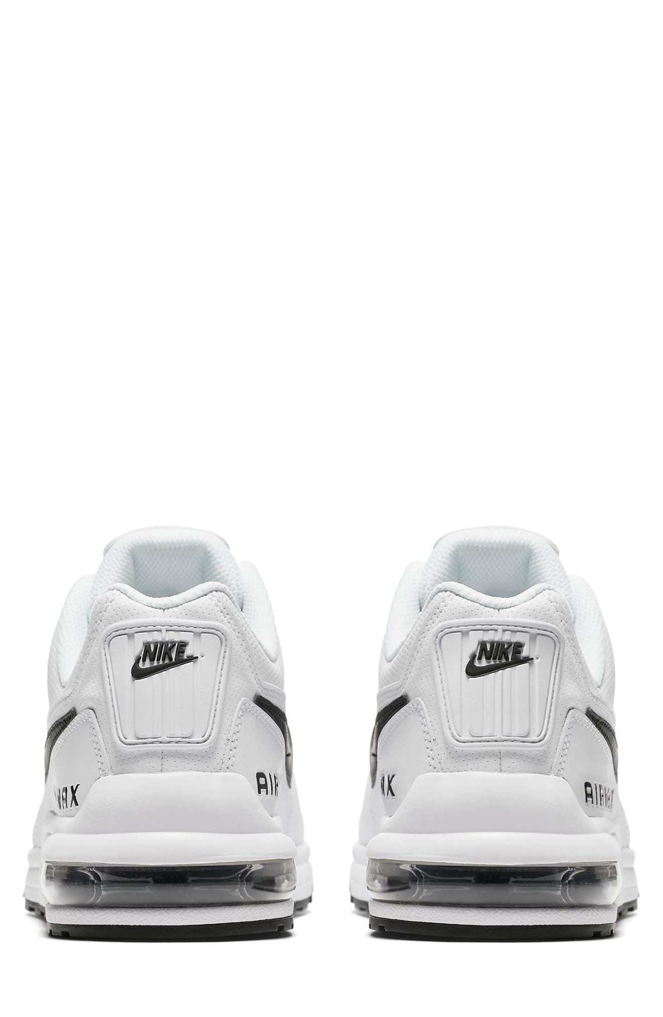 Air Max LTD 3 Sneaker, Alternate, color, WHITE/ BLACK
