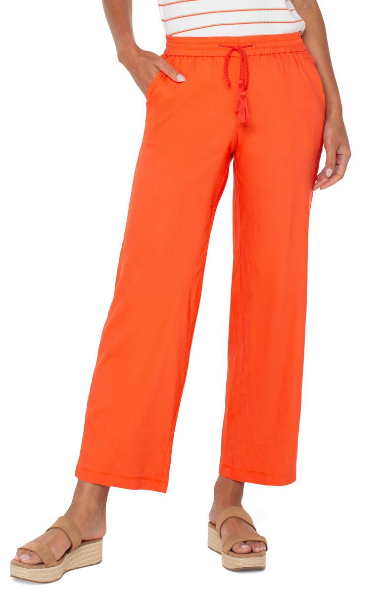 Liverpool Los Angeles Drawstring Wide Leg Pants, Alternate, color,