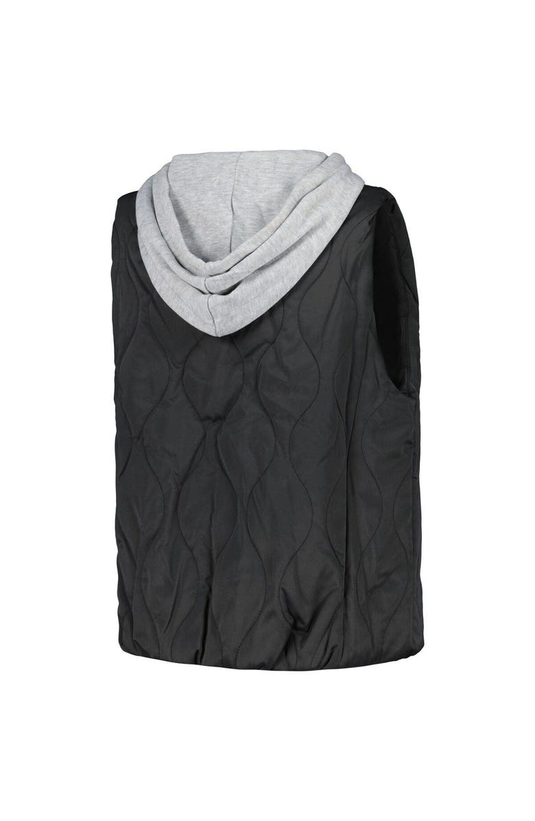 GAMEDAY COUTURE Women's Gameday Couture Black Florida Gators Headliner Full-Snap Hooded Puffer Vest, Alternate, color, Black