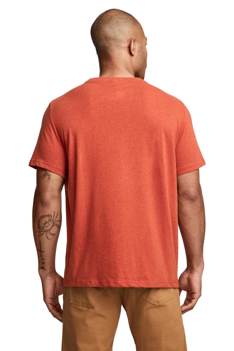 Mens 100% Cotton Legacy Crew Neck T-Shirt, Alternate, color, Jasper Heather