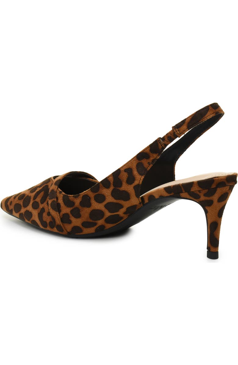 Nicole Miller Pointed Toe Slingback Pump, Alternate, color, Leopard