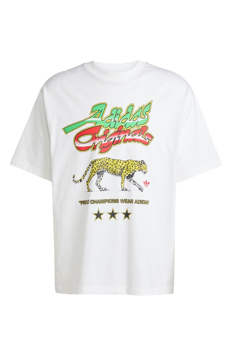 adidas GFX Champ Tee, Alternate, color, White