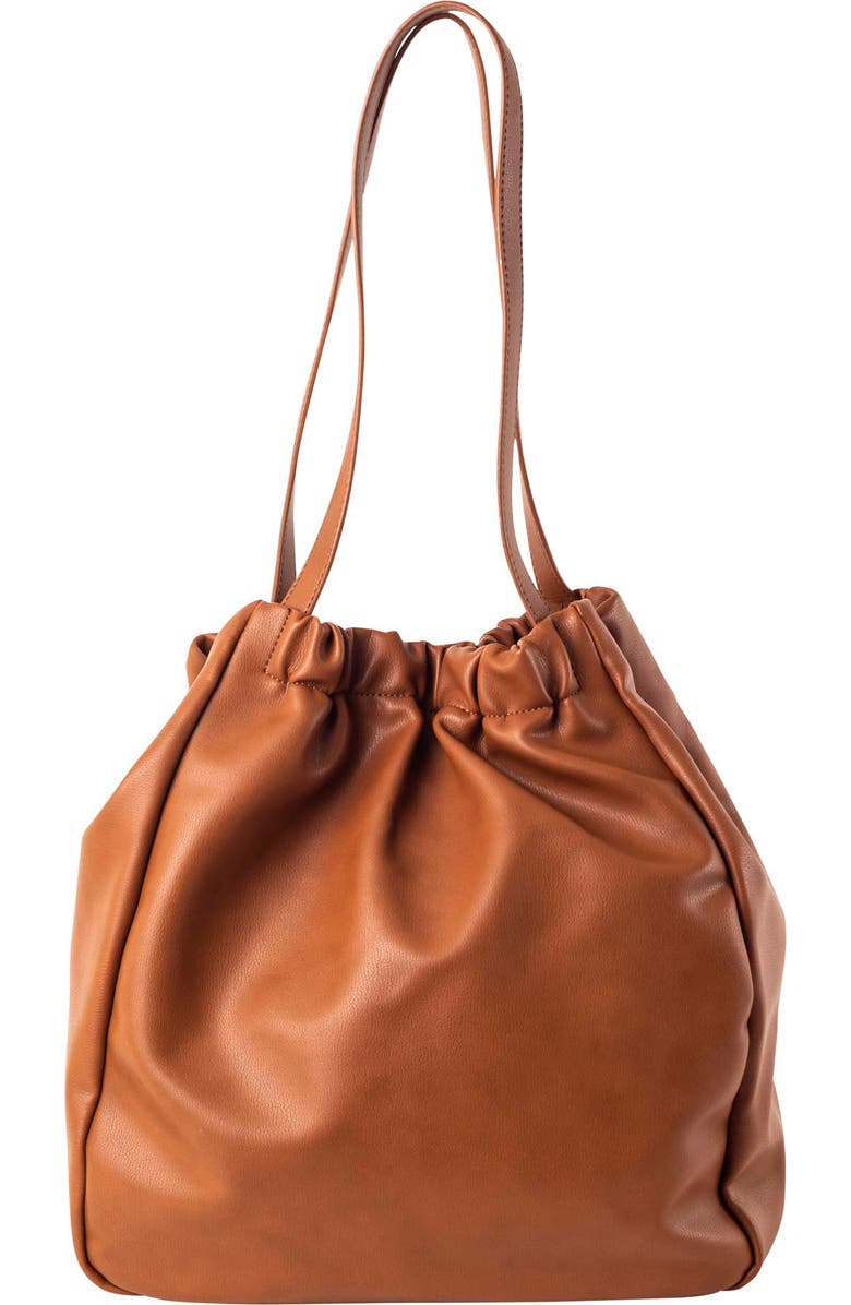 Urban Originals Paradise Vegan Leather Tote, Main, color, Tan