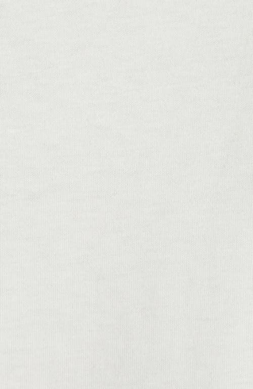 Moncler Crocheted Neck Tee In White