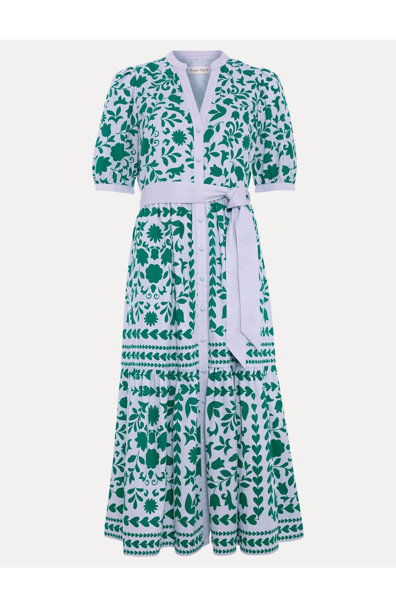 Phase Eight Trinity Printed Midi Dress, Alternate, color, Blue