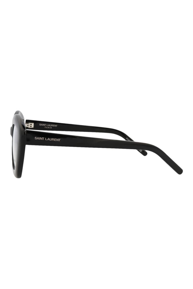 54mm Irregular Optical Frames, Alternate, color, BLACK BLACK TRANSPARENT