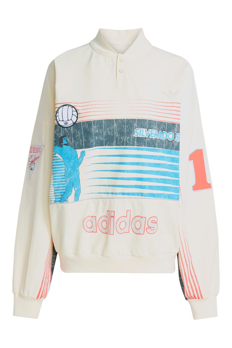 Silverado Spike Sweatshirt, Alternate, color, CREAM WHITE