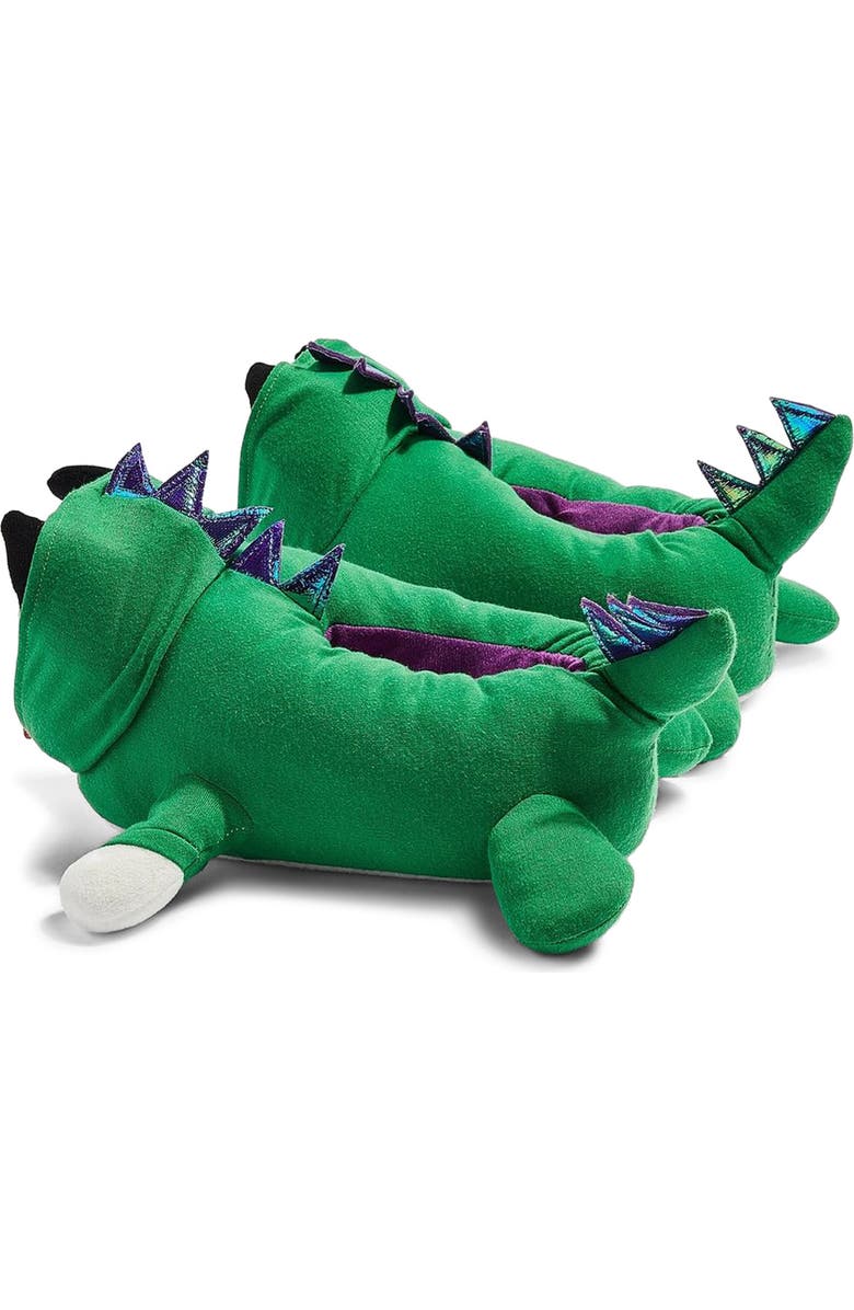 Topshop Dino Dog Slippers, Alternate, color,