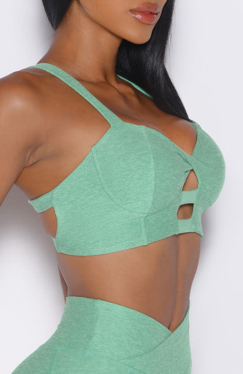 Bombshell Sportswear Core Set Bra In Green
