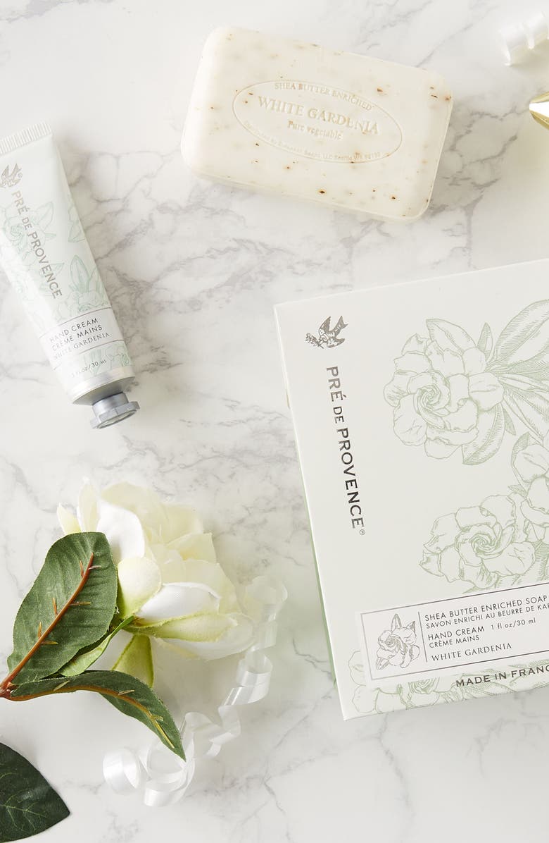 EUROPEAN SOAPS Pre de Provence Heritage Gift Set, Alternate, color, White Gardenia