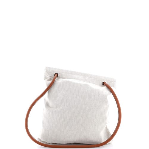 Pre-owned Hermes  Hermes Aline Bag Toile Mm In Sand
