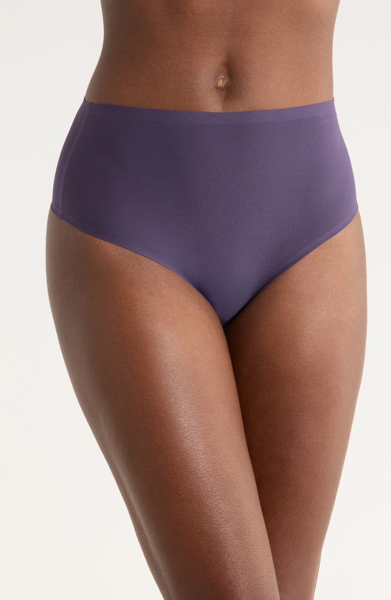Chantelle Lingerie Soft Stretch Seamless Retro Thong, Main, color, Fatal Violet