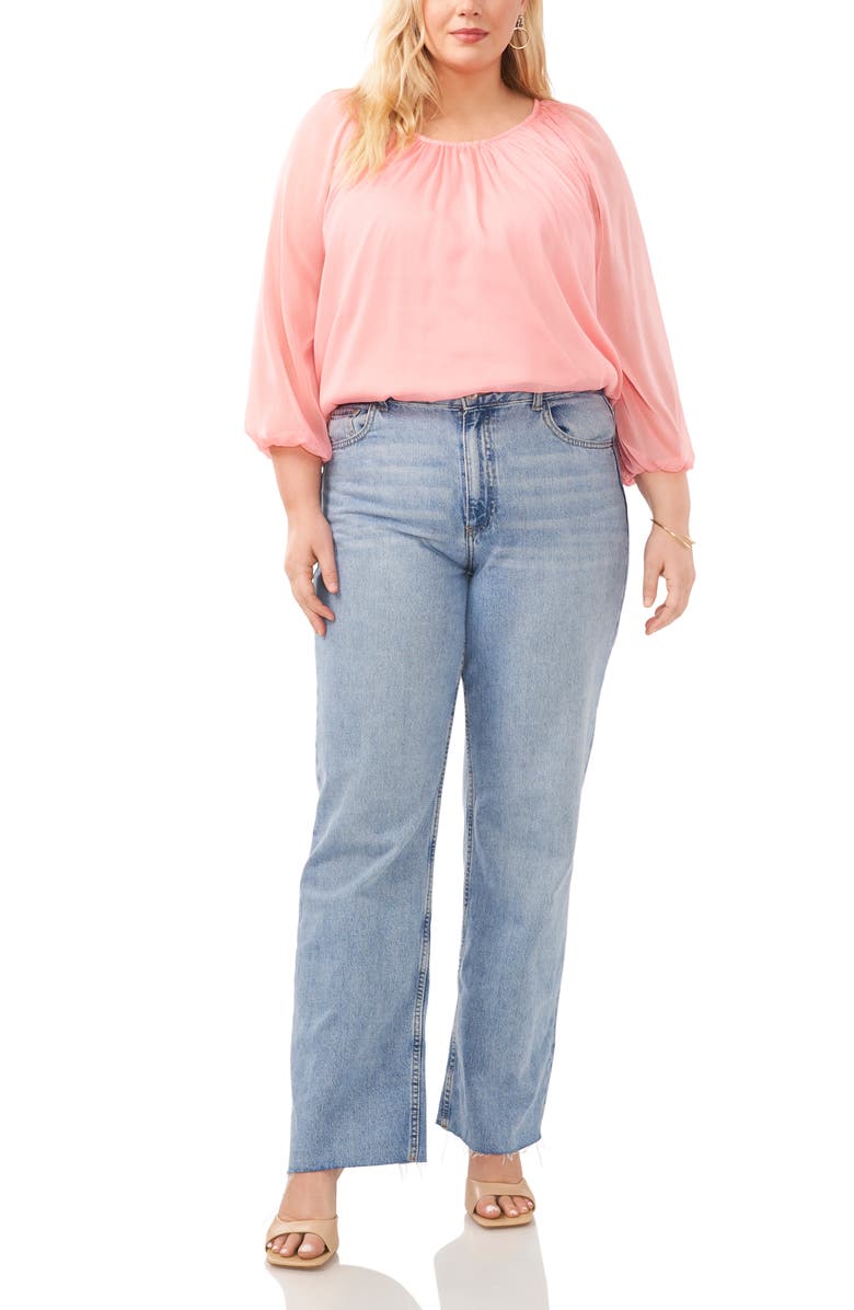 1.STATE Chiffon Sleeve Shirt, Alternate, color, 