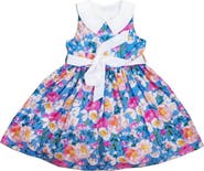 JOE-ELLA Kids' Emma Collared Floral Dress