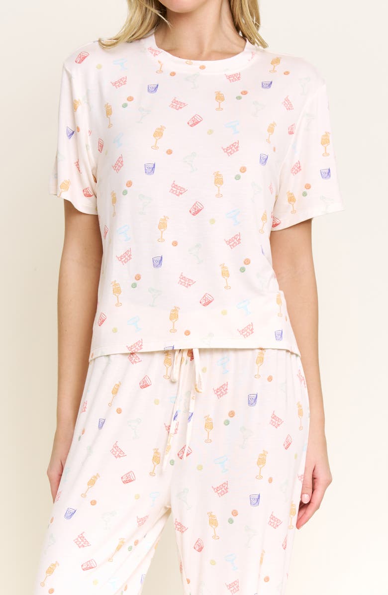 Honeydew All American Pajamas, Alternate, color, Happyhour