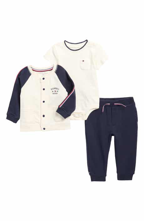 Tommy Hilfiger Logo Jacket, Bodysuit & Joggers Set