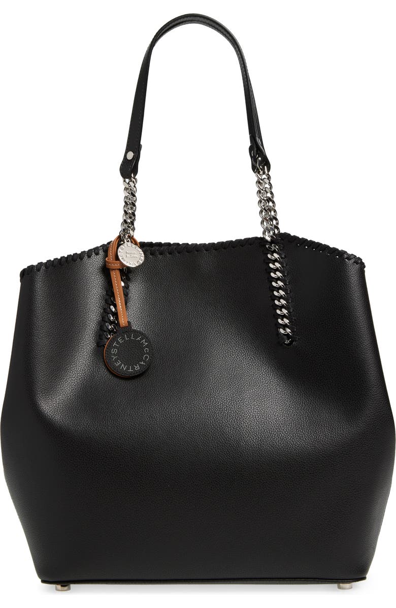 Stella McCartney Falabella Faux Leather Wing Tote, Main, color,