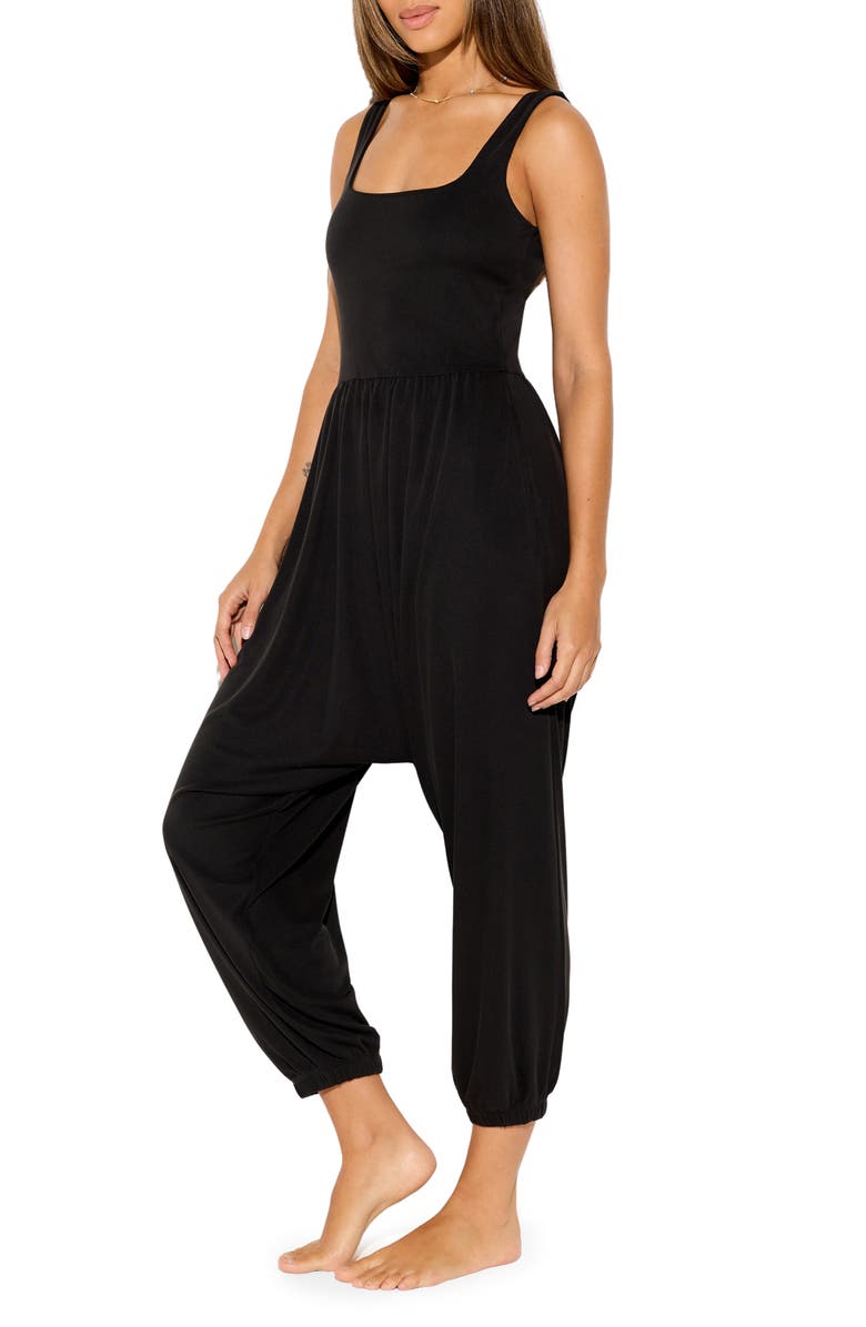 Spiritual Gangster Baja Jumpsuit, Alternate, color, Black