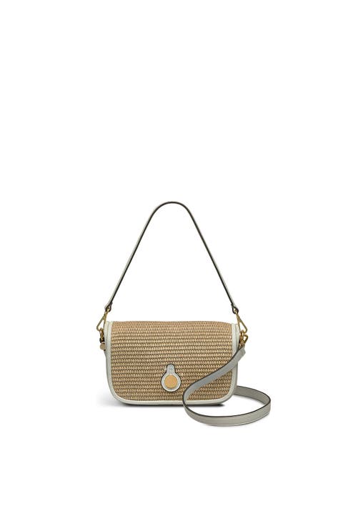 Bathurst Mews - Raffia Small Flapover Crossbody Bag