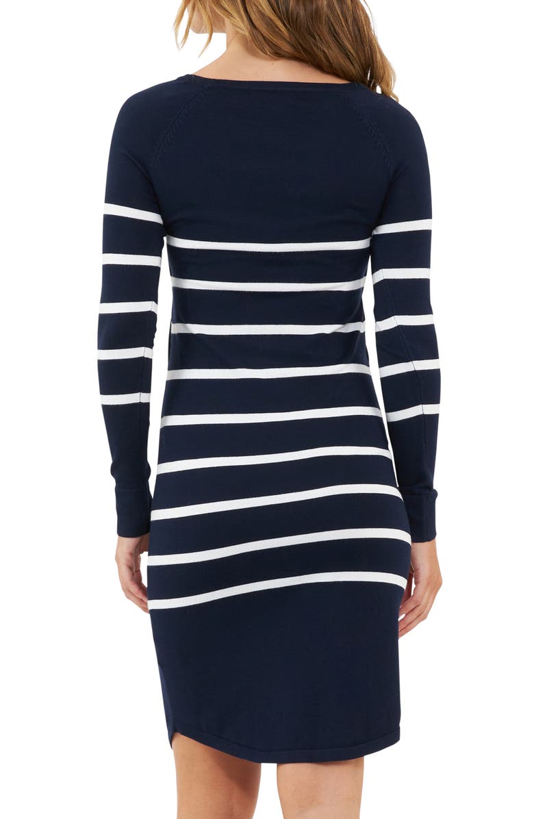 Ripe Maternity Valerie Up/Down Nursing Tunic, Alternate, color, Navy/White