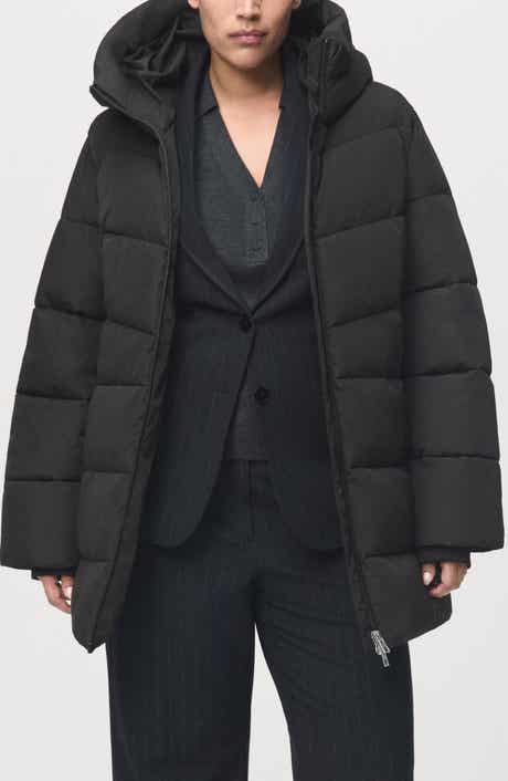 Water Repellent Hooded Puffer Coat