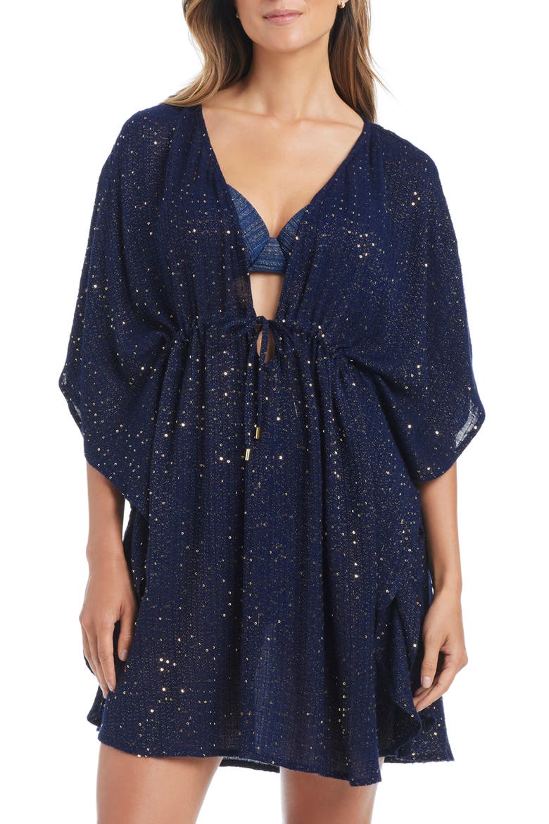 Sequin Embellished Cover-Up, Main, color, MIDNIGHT