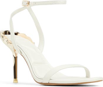 【ALDO x Disney】ラフィア メタル アースラ ストラップサンダル ALDO x Disney Ariel Ankle Strap Sandal (Women) | Nordstrom