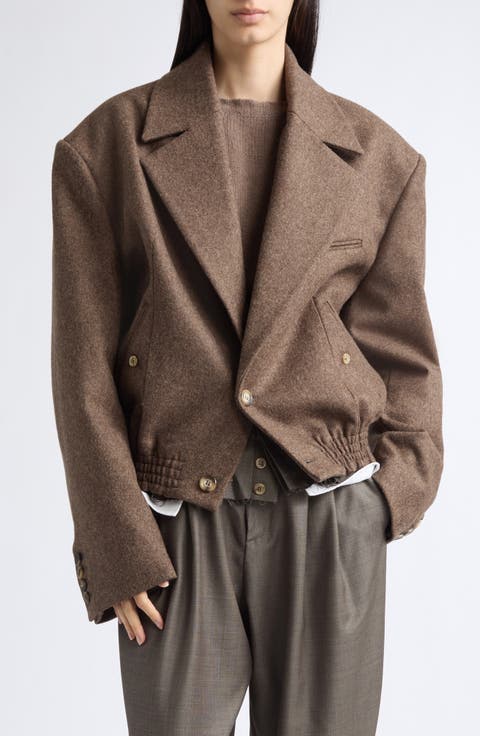 Wool Bomber Jacket