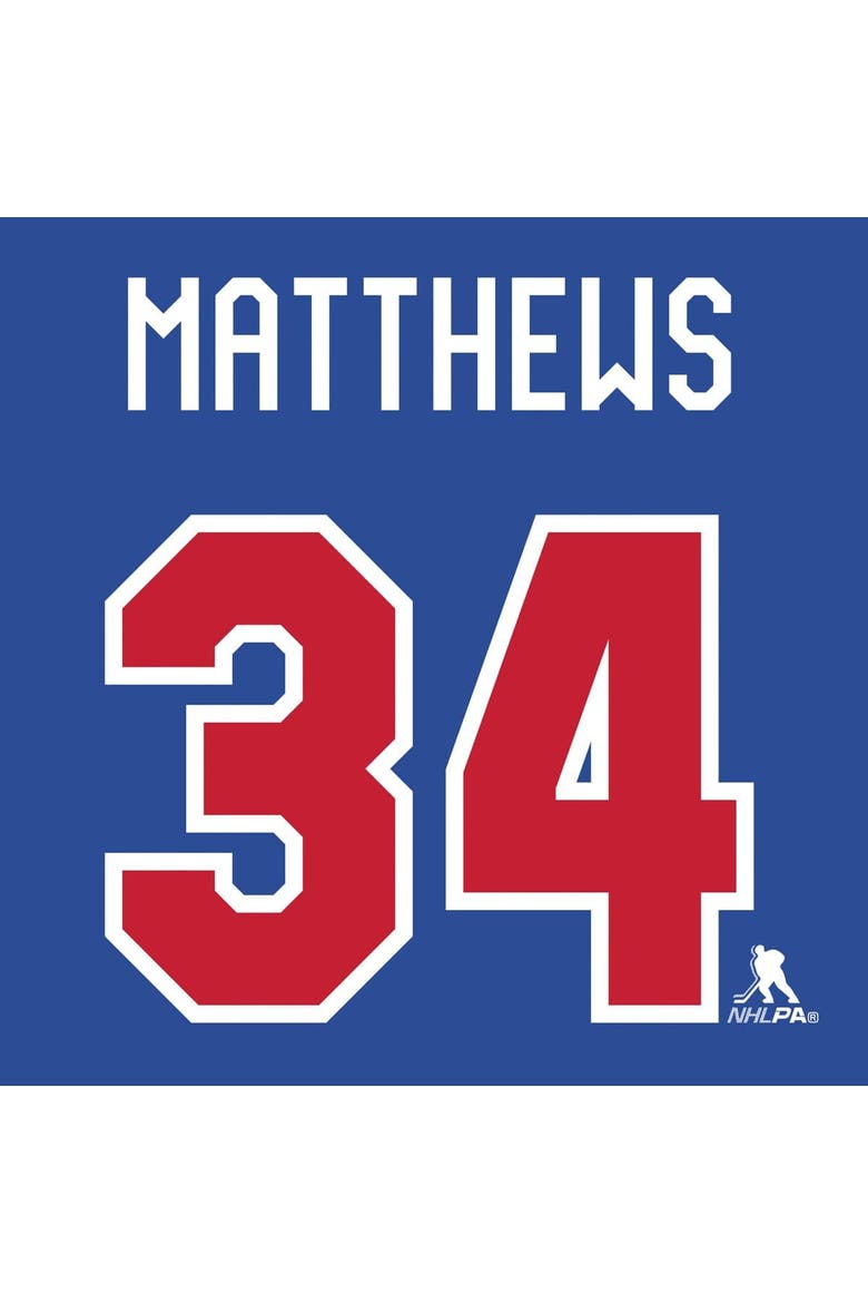 Men's Nike Auston Matthews Royal US Hockey 2026 Name & Number Hoodie, Alternate, color, Royal