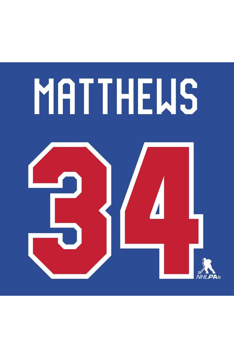 Nike Men's Nike Auston Matthews Royal US Hockey 2026 Name & Number Hoodie, Alternate, color, Royal