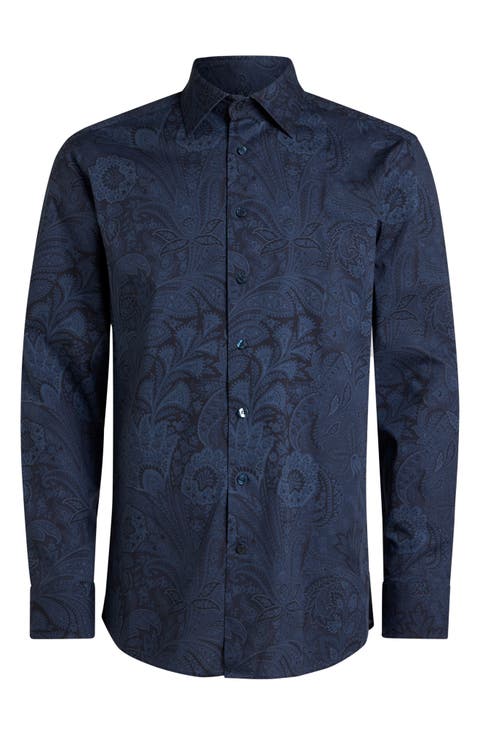 Roma Stretch Cotton Dress Shirt