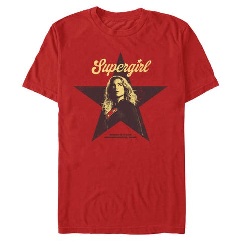 Men's Supergirl Star Frame Kara  Graphic T-Shirt