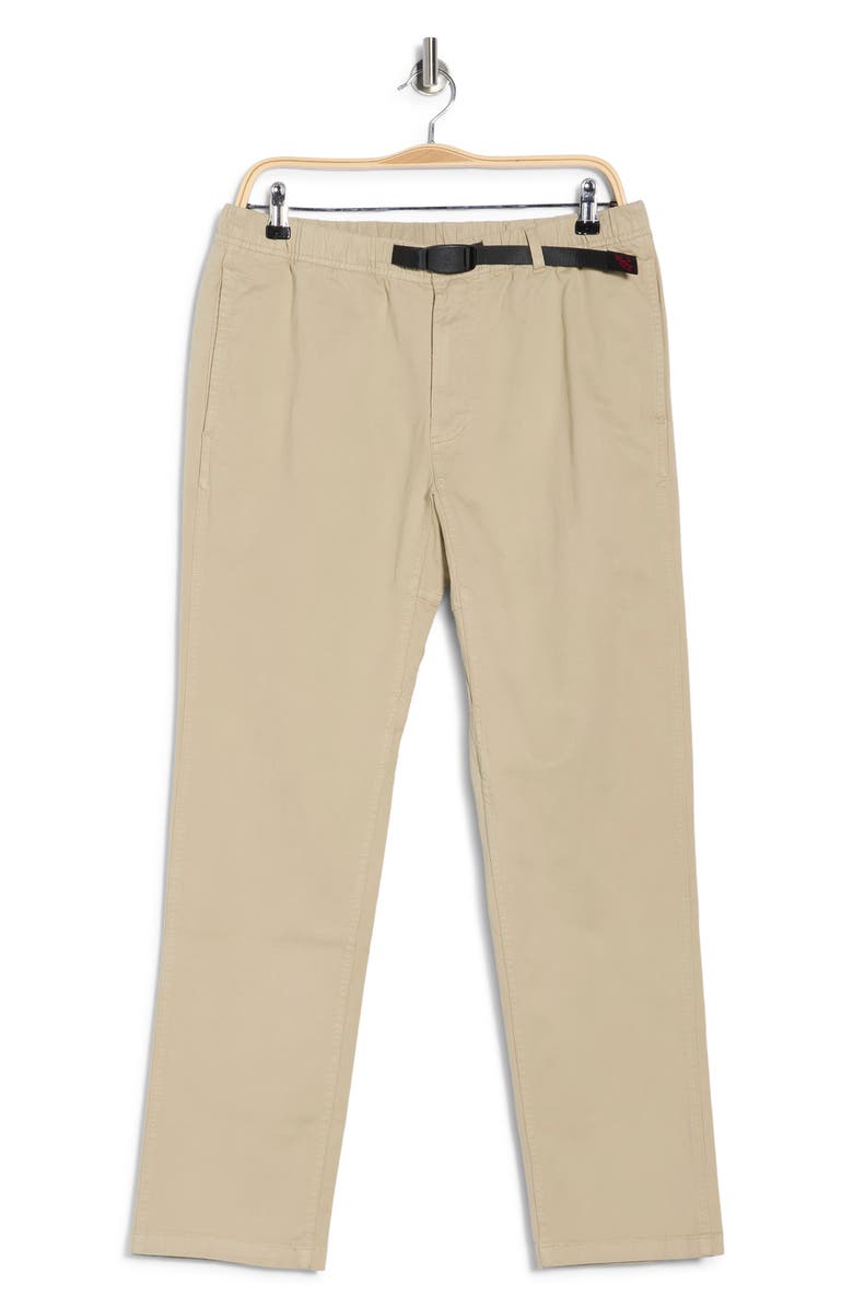 Gramicci Buckle Straight Leg Jeans, Main, color, Oat