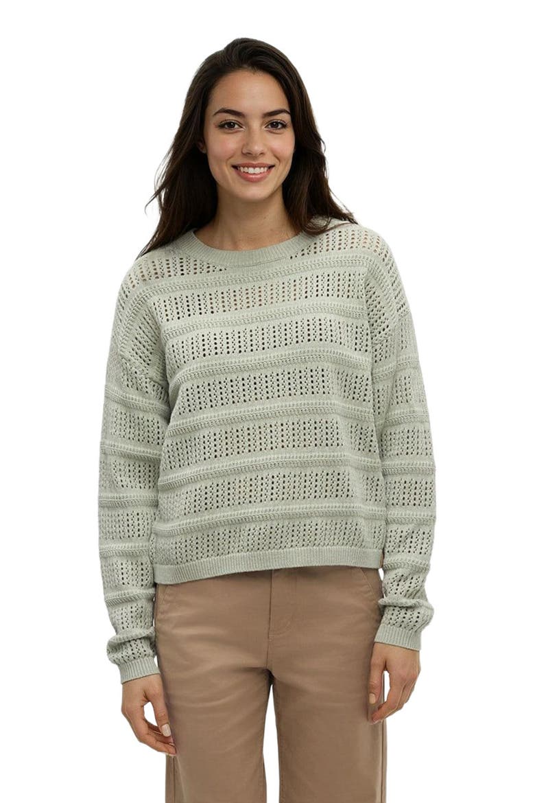 Lunenberg Sweater, Alternate, color, Light Moss Heather