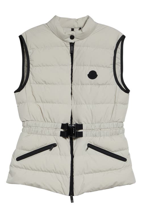 Moncler Romantisme Puffer Vest In Sand