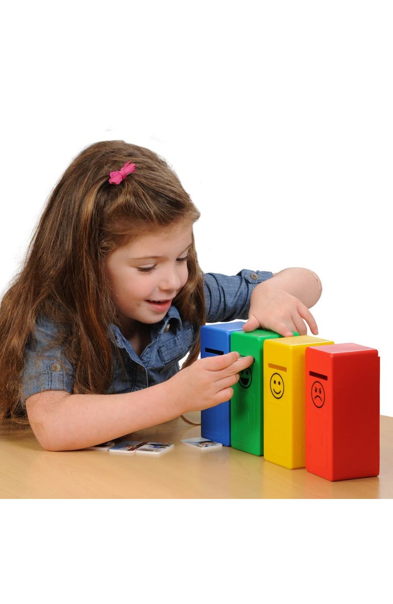 Kaplan Early Learning Company Emotion Sorting Boxes, Alternate, color, Multicolored