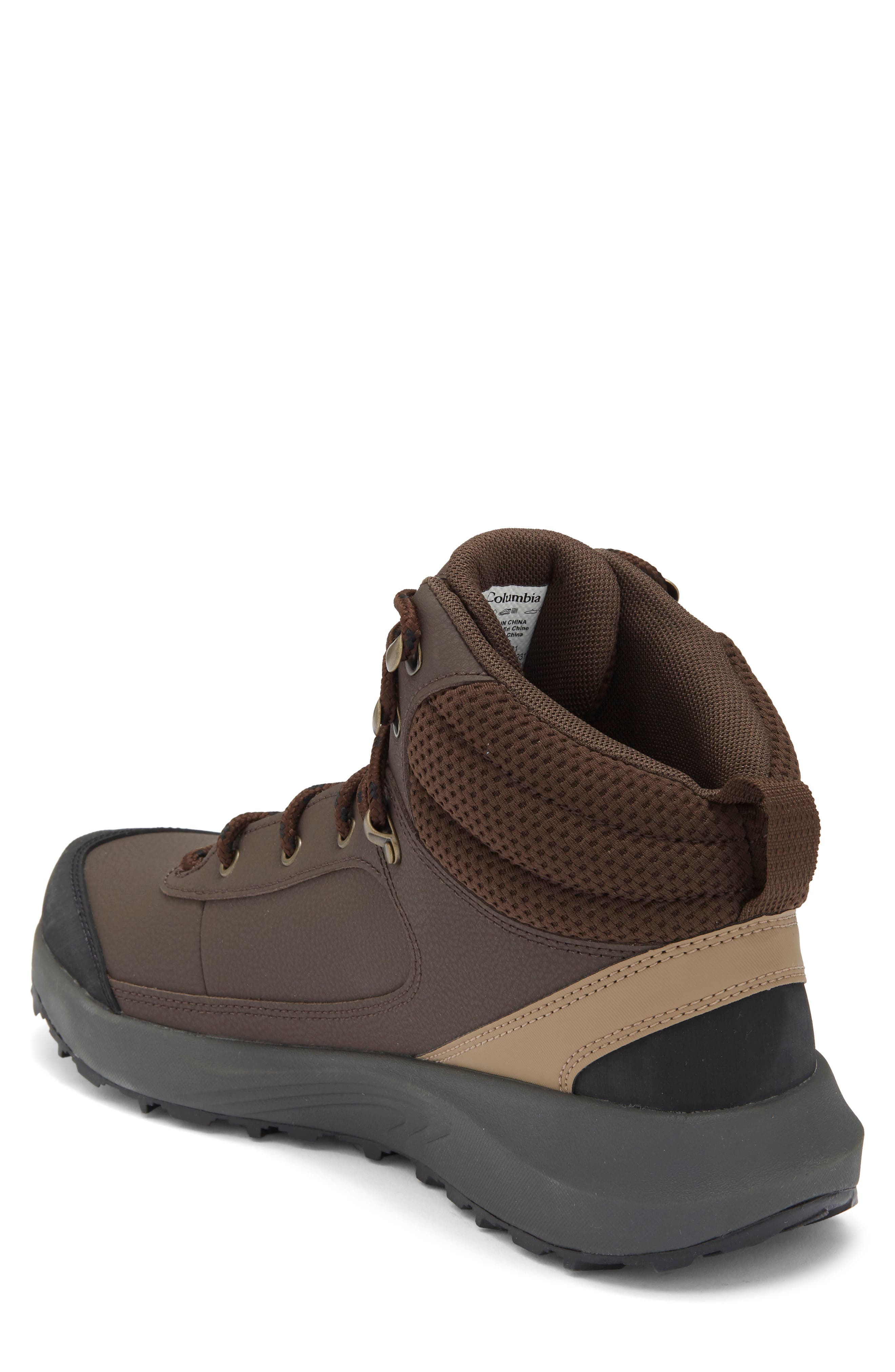 Columbia Trailstorm Peak Mid Hiking Boot, Alternate, color, Cordovan Black