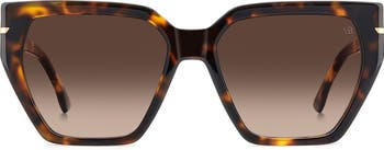 Victoria Beckham 57mm Gradient Square Sunglasses | Nordstrom display picture 1