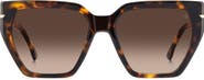 Victoria Beckham 57mm Gradient Square Sunglasses
