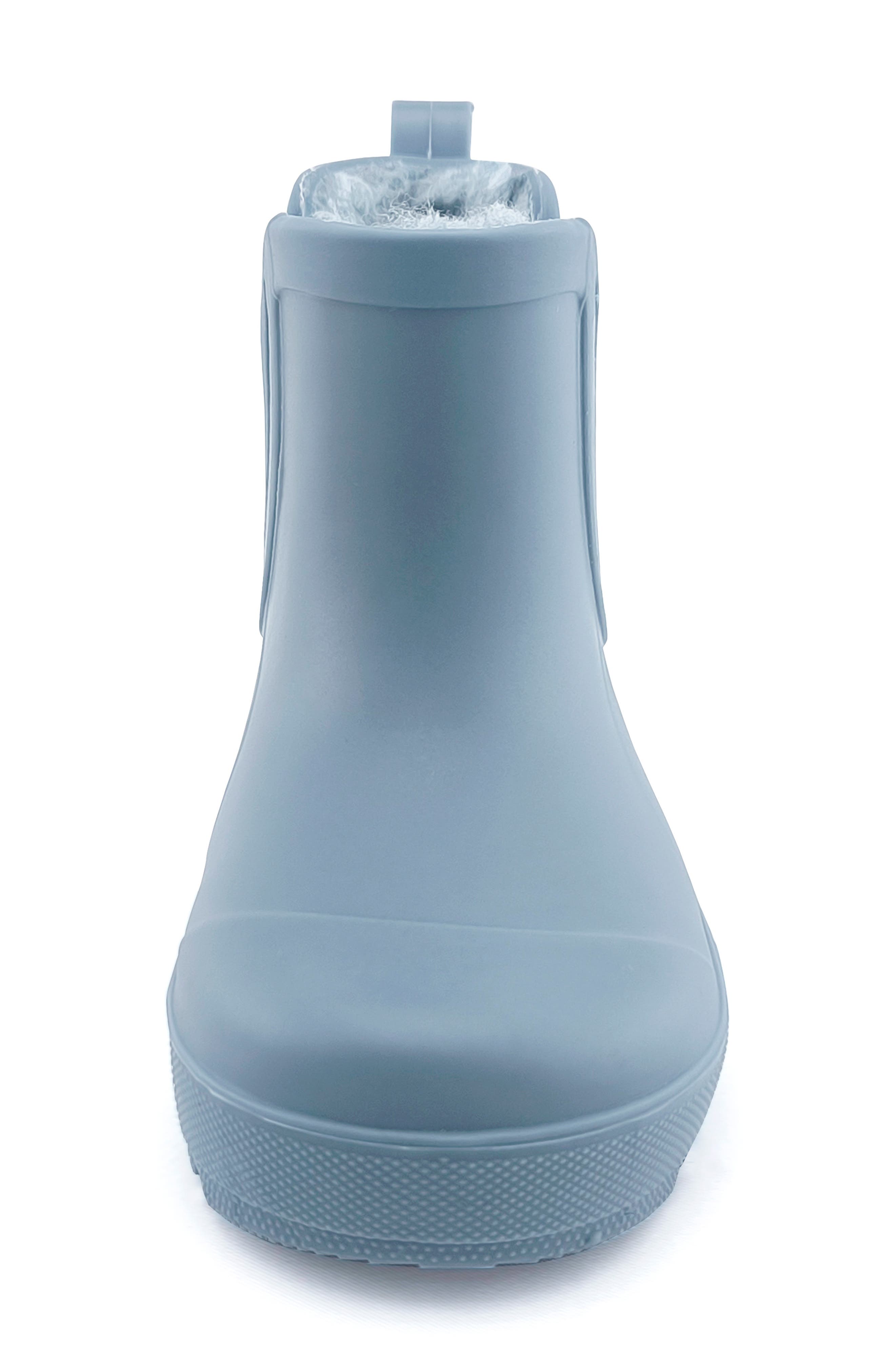 BEARPAW Kids' Shortie Rain Boot with Faux Fur Lining, Alternate, color, Slate