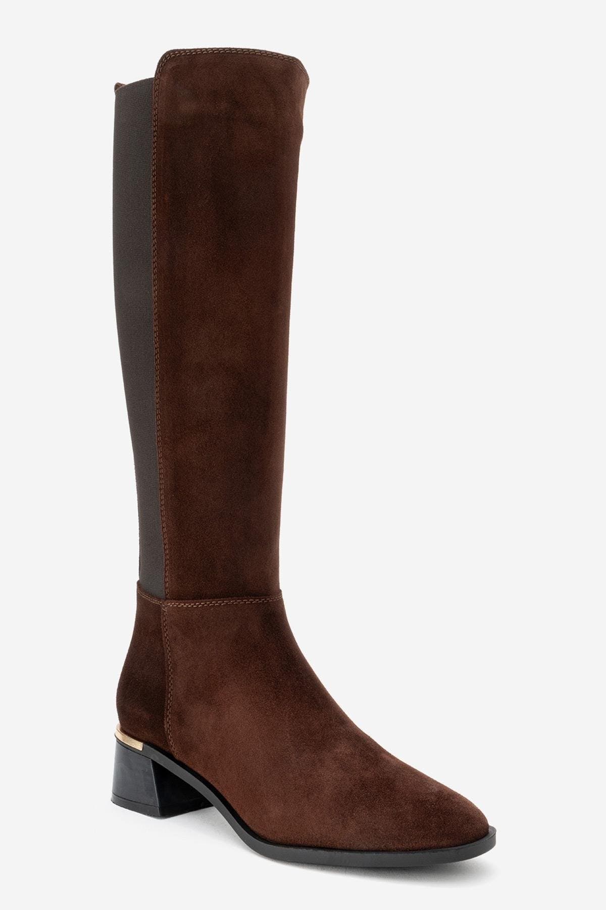  Brown Suede Leather