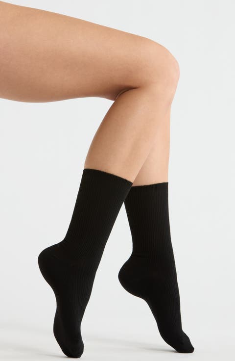 Everyday Rib Crew Socks