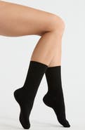 Nordstrom Everyday Rib Crew Socks