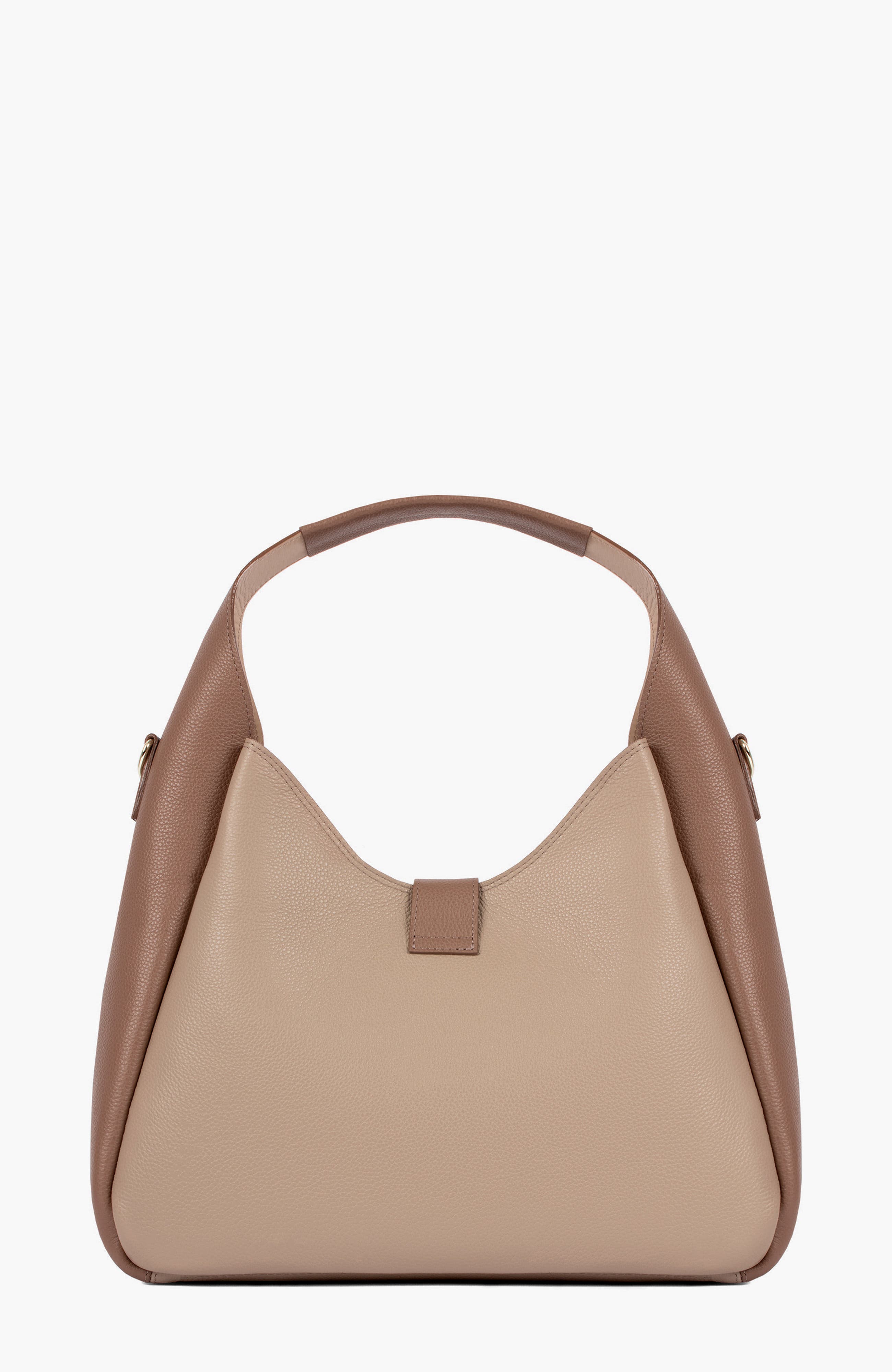 Signature CV By Cavalinho Leather Shoulder Bag 634, Alternate, color, Sand / Beige