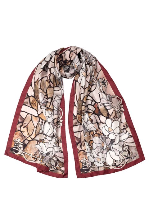 Tiffany - Long Silk Scarf for Women