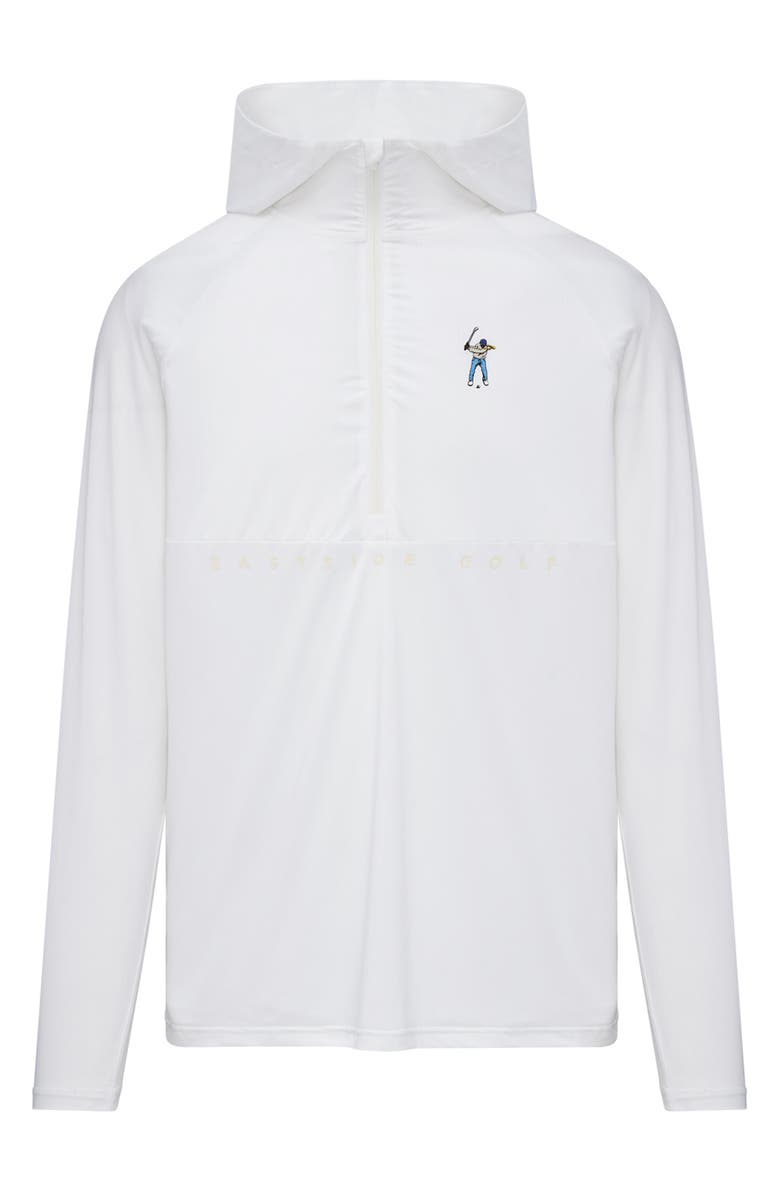 Eastside Golf Half Zip Golf Hoodie, Alternate, color, Bright White