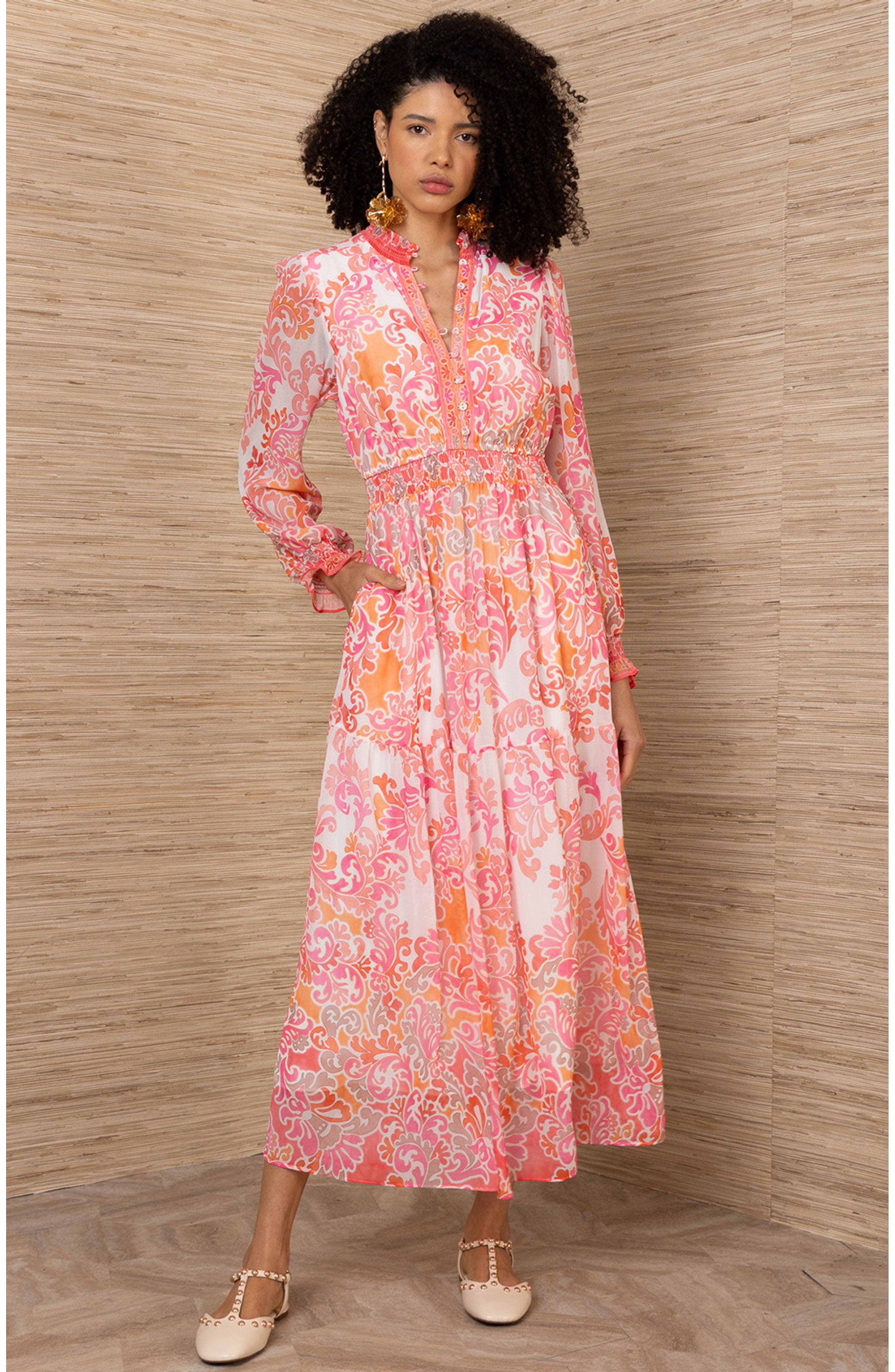 Bertille Chiffon Maxi Dress - image 3
